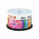 Диск CD-R MIREX Random Color, 700 Мб, 48x, Cake Box (упаковка на шпиле), КОМПЛЕКТ 50 шт., цветные, UL120009A8B