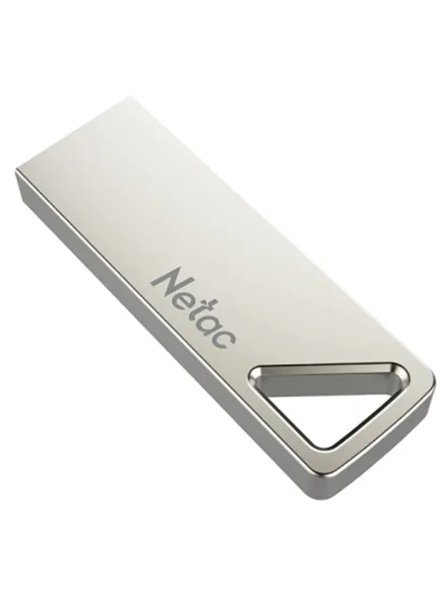 Флеш-диск 16 GB NETAC U326, USB 2.0, металлический корпус, серебристый, NT03U326N-016G-20PN