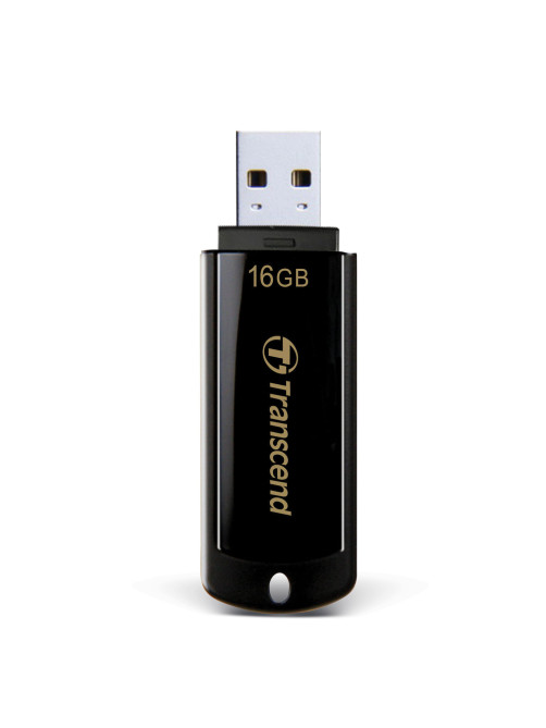 Флеш-диск 16 GB, TRANSCEND Jet Flash 350, USB 2.0, черный, TS16GJF350