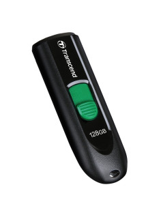 Флеш-диск 128 GB TRANSCEND JetFlash 790C, разъем USB Type-С, черный/зеленый, TS128GJF790C