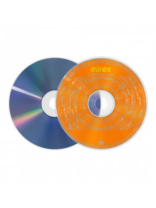 Диск DVD+R (плюс) MIREX, 4,7 ГБ, 16x, бумажный конверт, 1 штука, UL130013A1C