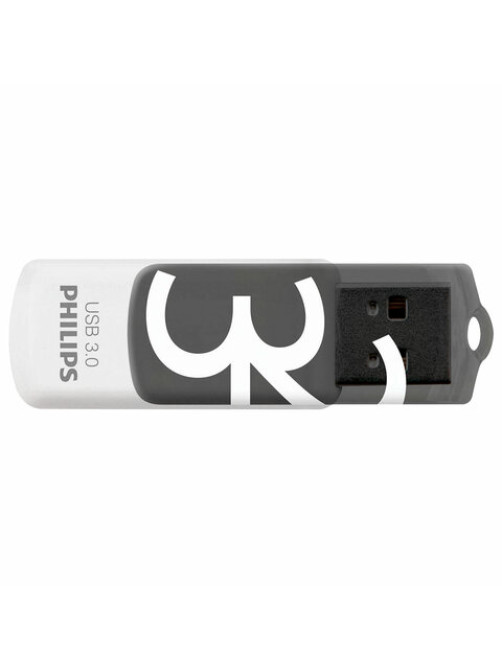 Флеш-диск 32 GB PHILIPS VIVID, разъем USB 3.0, черный, FM32FD00B/97