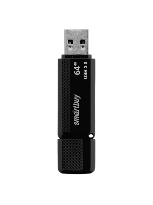 Флеш-диск 64 GB SMARTBUY Dock USB 3.0, черный, SB64GBDK-K3