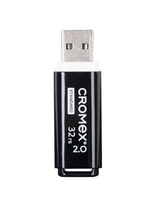 Флеш-диск 32 GB, CROMEX (КРОМЕКС) Standard USB 2.0, черный, 514159