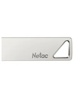 Флеш-диск 16 GB NETAC U326, USB 2.0, металлический корпус, серебристый, NT03U326N-016G-20PN