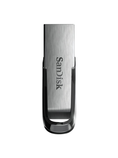Флеш-диск 16 GB, SANDISK Ultra Flair, USB 3.0, металлический корпус, серебристый, SDCZ73-016G-G46