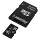 Карта памяти micro SDHC, 8 GB, SMARTBUY, 10 Мб/сек. (class 10), с адаптером, SB8GBSDCL10-01