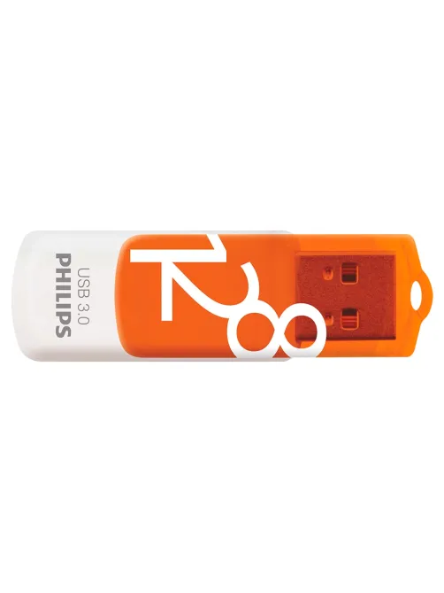 Флеш-диск 128 GB PHILIPS VIVID, разъем USB 3.0, желтый, FM12FD00B/97