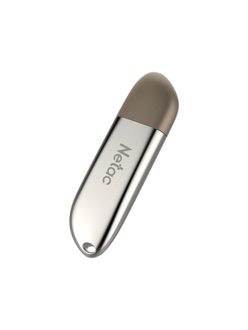 Флеш-диск 32 GB NETAC U352, USB 2.0, металлический корпус, серебристый, NT03U352N-032G-20PN