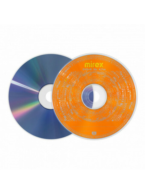 Диск DVD+R (плюс) MIREX, 4,7 ГБ, 16x, бумажный конверт, 1 штука, UL130013A1C