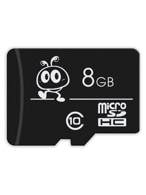 Карта памяти micro SDHC, 8 GB, SMARTBUY, 10 Мб/сек. (class 10), с адаптером, SB8GBSDCL10-01