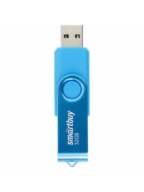 Флеш-диск 32 GB SMARTBUY Twist USB 2.0, синий, SB032GB2TWB