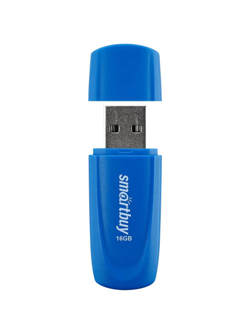 Флеш-диск 16 GB SMARTBUY Scout USB 2.0, синий, SB016GB2SCB