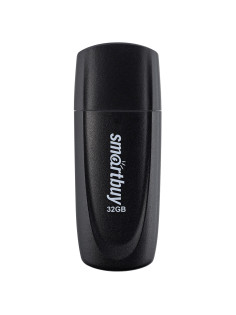 Флеш-диск 32 GB SMARTBUY Scout USB 2.0, черный, SB032GB2SCK