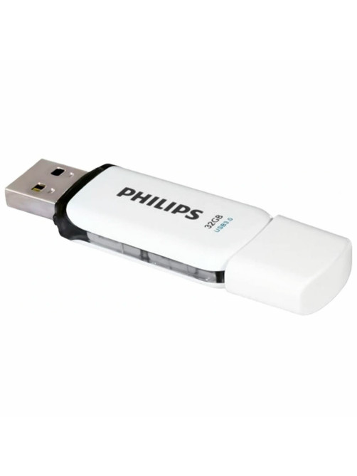 Флеш-диск 32 GB PHILIPS SNOW, разъем USB 3.0, черный, FM32FD75B/97