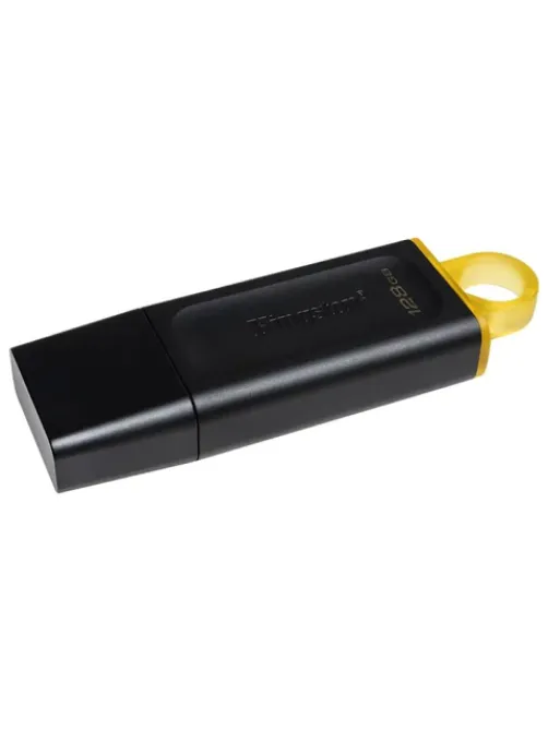 Флеш-диск 128 GB KINGSTON DataTraveler Exodia, разъем USB 3.2, черный/желтый, DTX/128GB