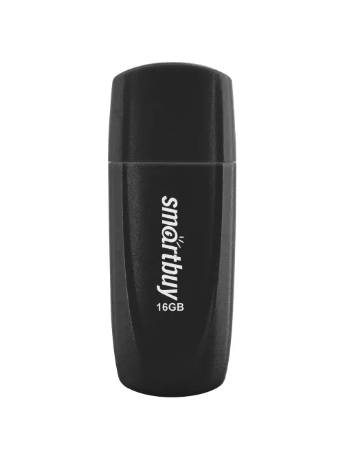 Флеш-диск 16 GB SMARTBUY Scout USB 2.0, черный, SB016GB2SCK