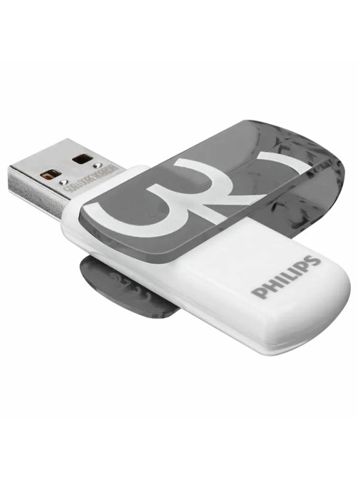 Флеш-диск 32 GB PHILIPS VIVID, разъем USB 2.0, черный, FM32FD05B/97