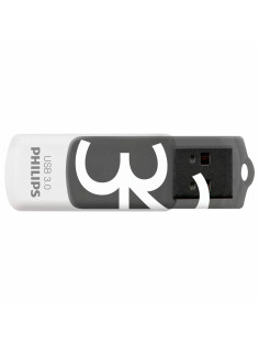 Флеш-диск 32 GB PHILIPS VIVID, разъем USB 3.0, черный, FM32FD00B/97