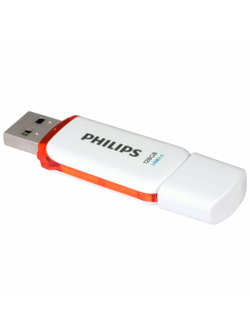 Флеш-диск 128 GB PHILIPS SNOW, разъем USB 3.0, желтый, FM12FD75B/97