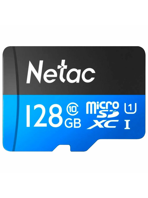 Карта памяти microSDXC 128 ГБ, NETAC P500 Standard, UHS-I U3, 128 Мб/с, (class 10), NT02P500PRO-128G-S