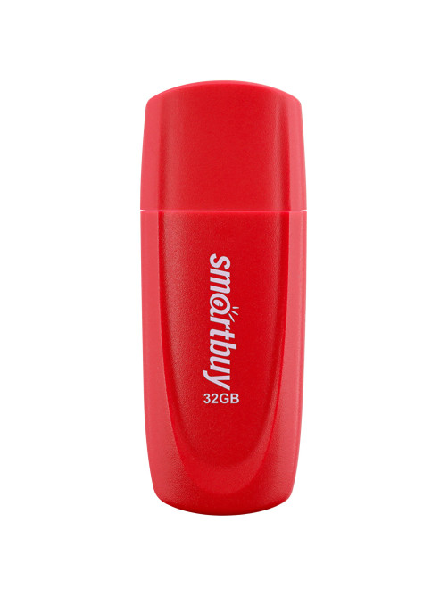 Флеш-диск 32 GB SMARTBUY Scout USB 2.0, красный, SB032GB2SCR