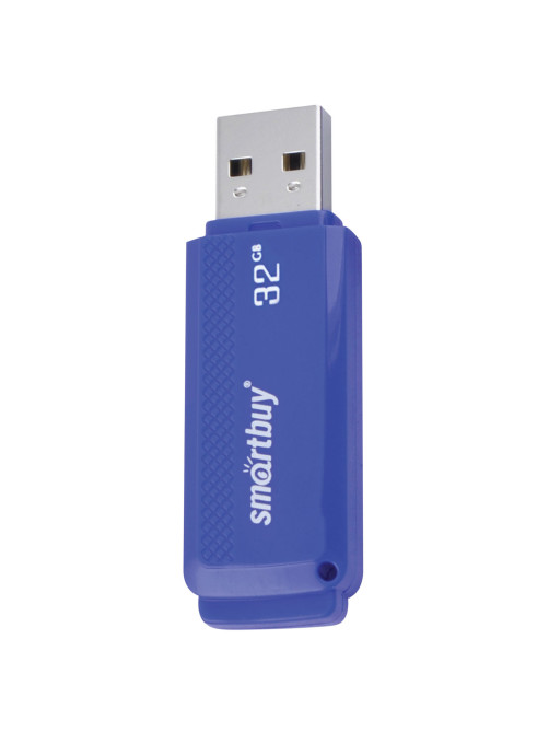 Флеш-диск 32 GB, SMARTBUY Dock, USB 2.0, синий, SB32GBDK-B