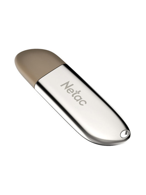 Флеш-диск 16 GB NETAC U352, USB 2.0, металлический корпус, серебристый, NT03U352N-016G-20PN