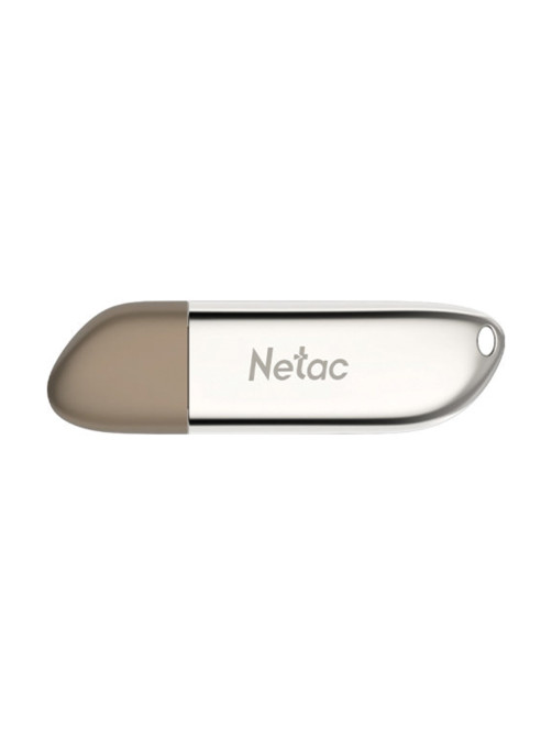Флеш-диск 32 GB NETAC U352, USB 2.0, металлический корпус, серебристый, NT03U352N-032G-20PN