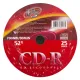 Диск CD-R VS, 700 Мб, 52x, Bulk (термоусадка без шпиля), КОМПЛЕКТ 25 шт., VSCDRSH2501