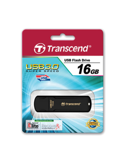 Флеш-диск 16 GB, TRANSCEND Jet Flash 700, USB 3.0, черный, TS16GJF700