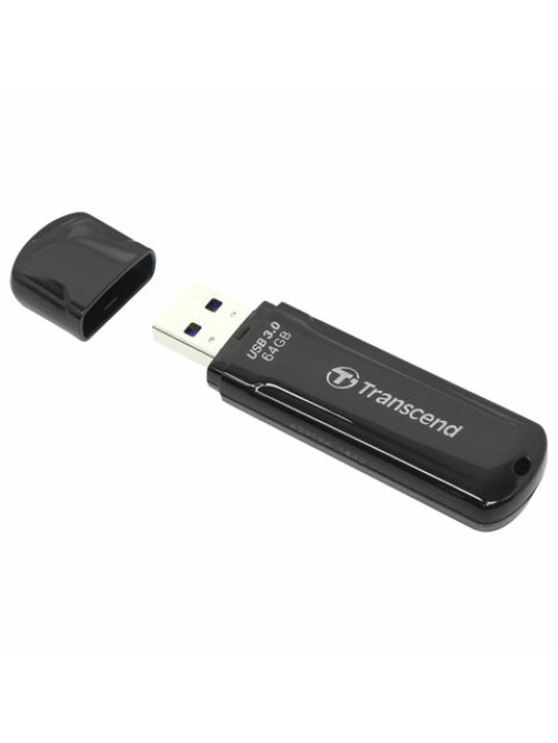 Флеш-диск 64 GB TRANSCEND Jetflash 700 USB 3.0, черный, TS64GJF700