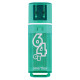 Флеш-диск 64 GB SMARTBUY Glossy USB 2.0, зеленый, SB64GBGS-G