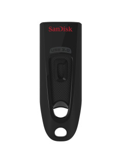Флеш-диск 128 GB, SANDISK Cruzer Ultra, USB 3.0, черный, SDCZ48-128G-U46