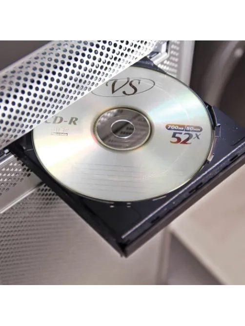 Диск CD-R VS 700 Mb 52x Bulk (термоусадка без шпиля), КОМПЛЕКТ 50 шт., VSCDRB5001