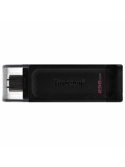 Флеш-диск 256 GB KINGSTON DataTraveler 70, разъем Type-C 3.2, черный, DT70/256GB