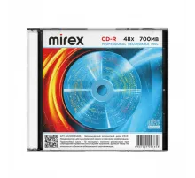 Диск CD-R MIREX, 700 Мб, 48x, Slim Case, 1 штука, UL120051A8S