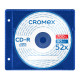 Диск CD-R CROMEX (КРОМЕКС), 700 Mb, 52x, в конверте с перфорацией, КОМПЛЕКТ 50 шт., 514306