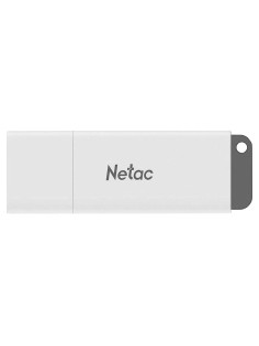 Флеш-диск 128 GB NETAC U185, USB 2.0, белый, NT03U185N-128G-20WH