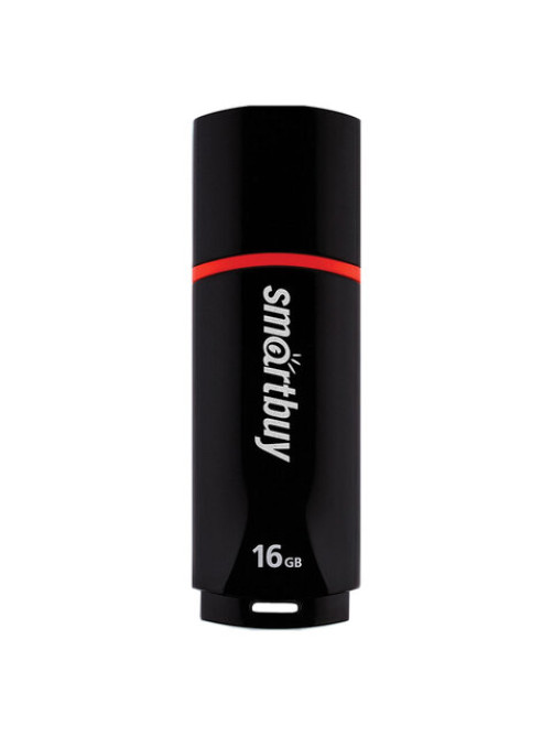 Флеш-диск 16 GB, SMARTBUY Crown, USB 2.0, черный, SB16GBCRW-K