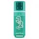 Флеш-диск 32 GB, SMARTBUY Glossy, USB 2.0, зеленый, SB32GBGS-G