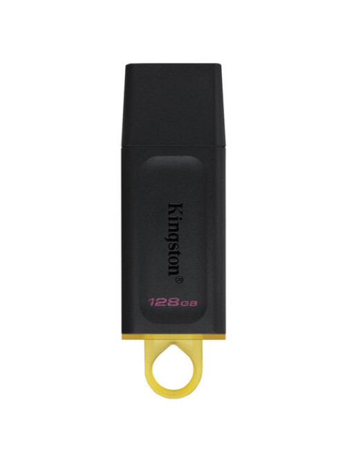 Флеш-диск 128 GB KINGSTON DataTraveler Exodia, разъем USB 3.2, черный/желтый, DTX/128GB