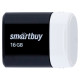 Флеш-диск 16 GB, SMARTBUY Lara, USB 2.0, черный, SB16GBLARA-K