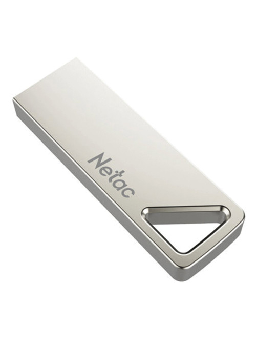 Флеш-диск 8GB NETAC U326, USB 2.0, серебристый, NT03U326N-008G-20PN