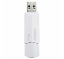 Флеш-диск 32 GB SMARTBUY Clue, USB 2.0, белый, SB32GBCLU-W