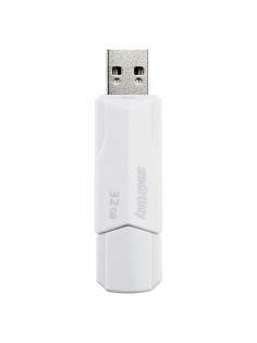 Флеш-диск 32 GB SMARTBUY Clue, USB 2.0, белый, SB32GBCLU-W