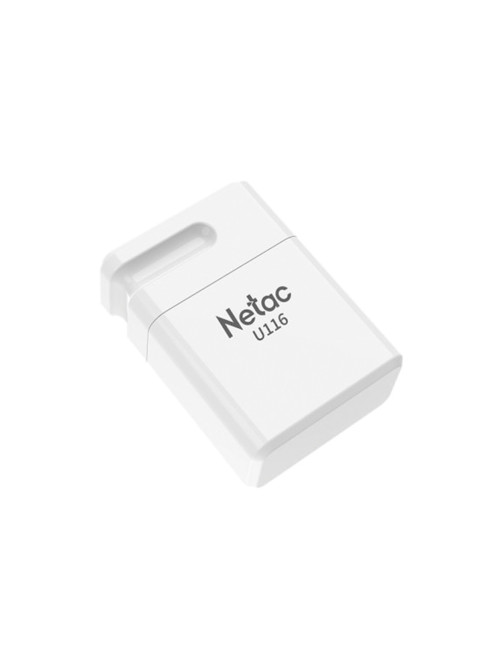 Флеш-диск 64 GB NETAC U116, USB 2.0, белый, NT03U116N-064G-20WH