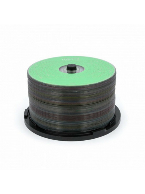 Диск CD-R MIREX Random Color, 700 Мб, 48x, Cake Box (упаковка на шпиле), КОМПЛЕКТ 50 шт., цветные, UL120009A8B