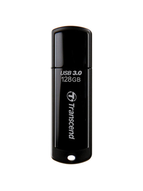 Флеш-диск 128 GB TRANSCEND Jetflash 700 USB 3.0, черный, TS128GJF700