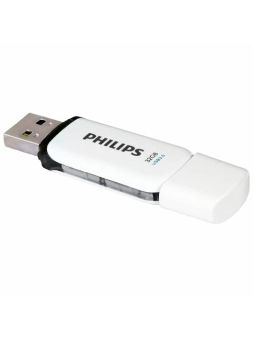 Флеш-диск 32 GB PHILIPS SNOW, разъем USB 3.0, черный, FM32FD75B/97